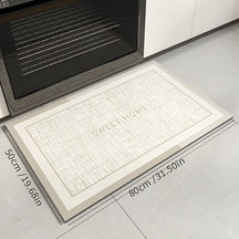 Kit Tapetes para Cozinha Antiderrapante Absorvente Premium Essence