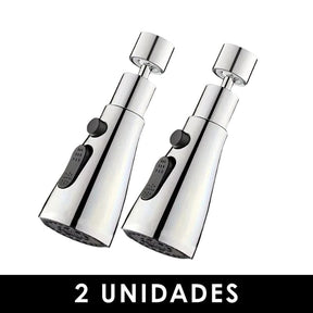Bico de Torneira Universal 360º com 3 Modos de Água