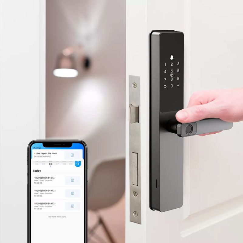 Fechadura inteligente com impressão digital DL05