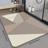 Tapete Minimalista Escandinavo Velvet Antiderrapante e Absorvente